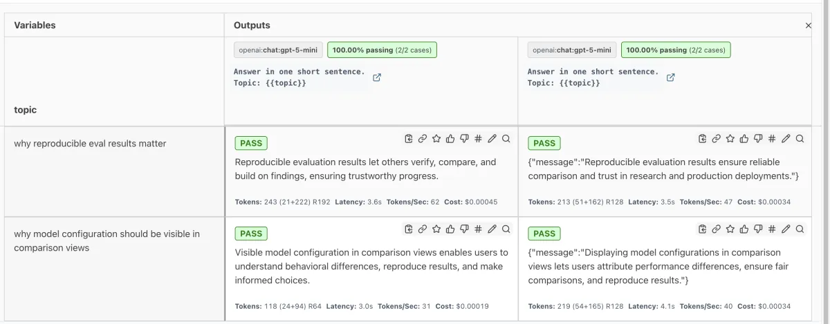 After the fix, evaluation results with the same provider id are shown in separate columns